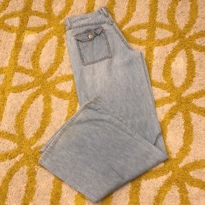 Bebe wide bottom jeans